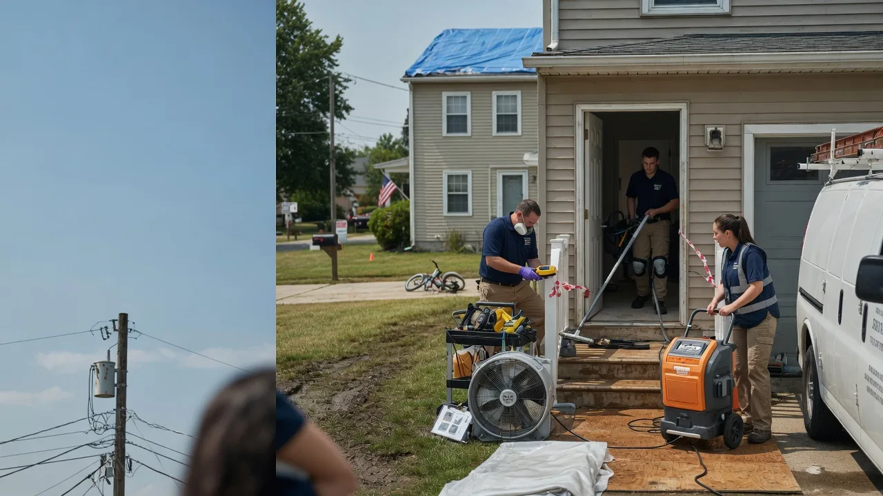 Water Damage Repair in Oaktown, IN near me